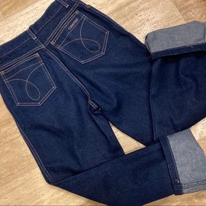 Vintage Calvin Klein Jeans 25x27 Womens 6 High Rise Mom 80s Made in the USA RARE
